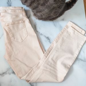 L'angence pale blush skinny jeans
